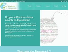 Tablet Screenshot of keytherapies.org.uk